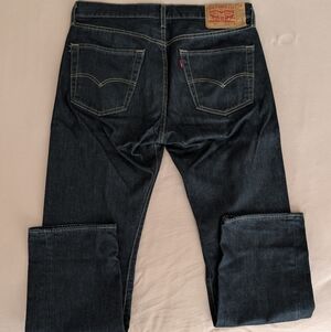 Levi's 501 Men's Deep Indigo Straight Jeans